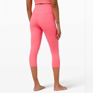 Lululemon Align 21” Guava Pink Crop Leggings